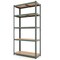 5-Tier Tall Freestanding Heavy Duty Metal Utility Rack with 5 Adjustable Shelves Suitable for Kitchens or Garage